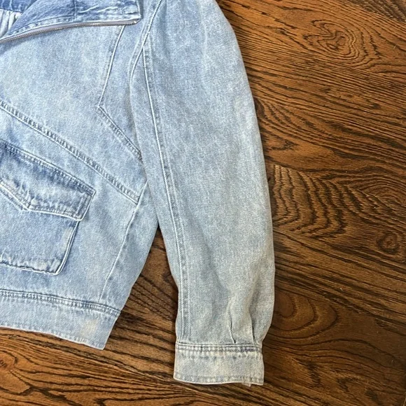 Splendid Denim Jacket Size Large - Picture 5 of 6